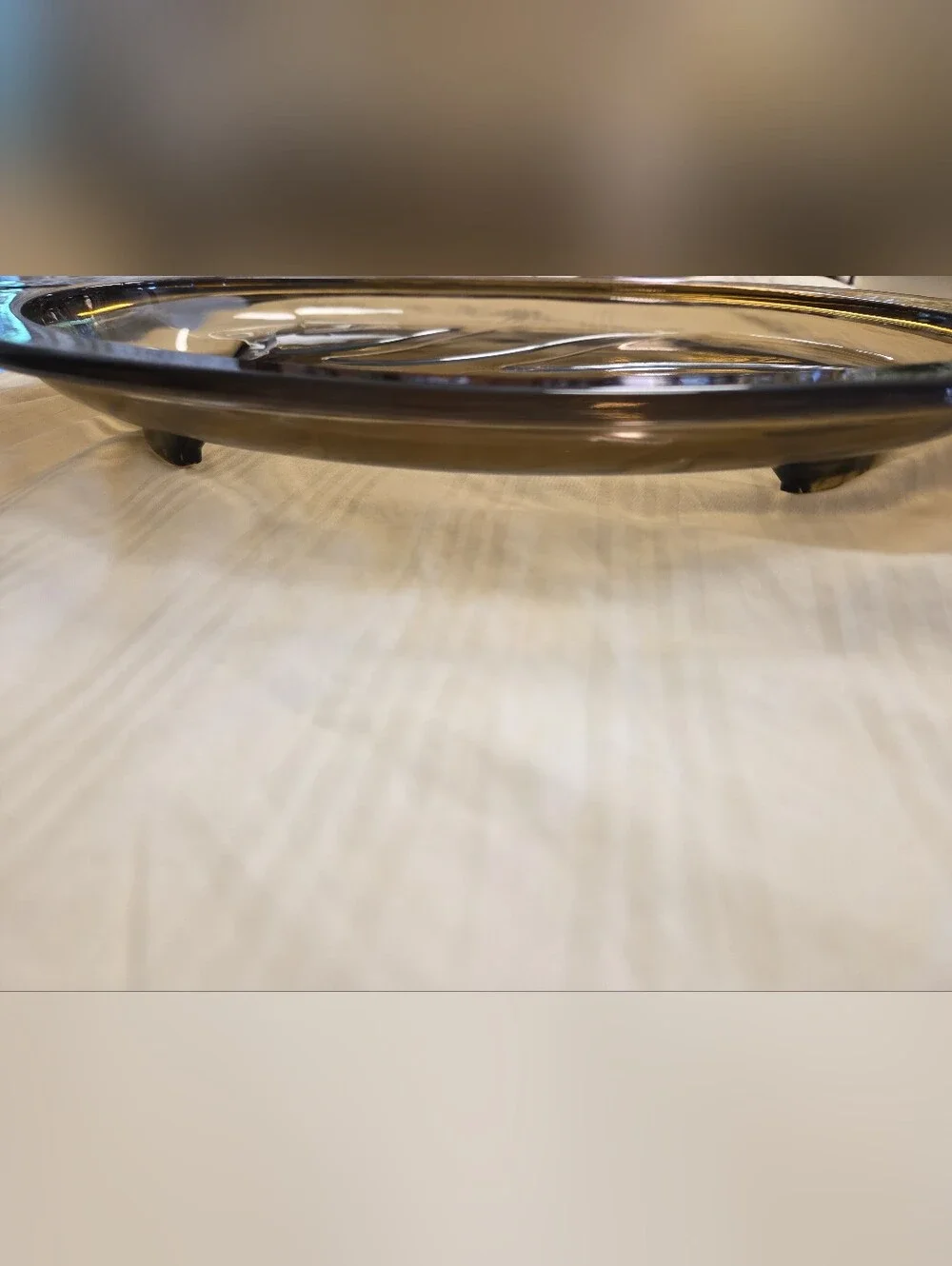 Pyrex 815 Amber Brown Oval Glass Meat Serving Platter 14.5